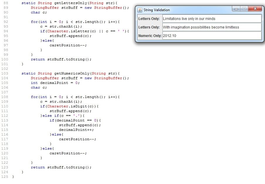 String Validation Using isLetter() and isDigit() Teach Me Mr. Xymon